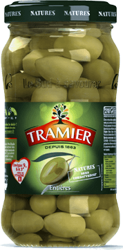 Tramier Whole Green Olive 170g 